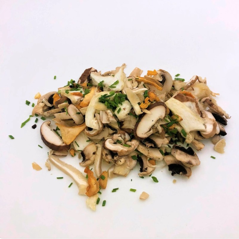 Champignons mélanger