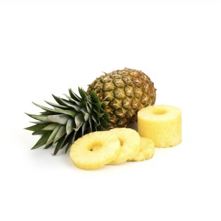 Lot de 2 ananas coupé